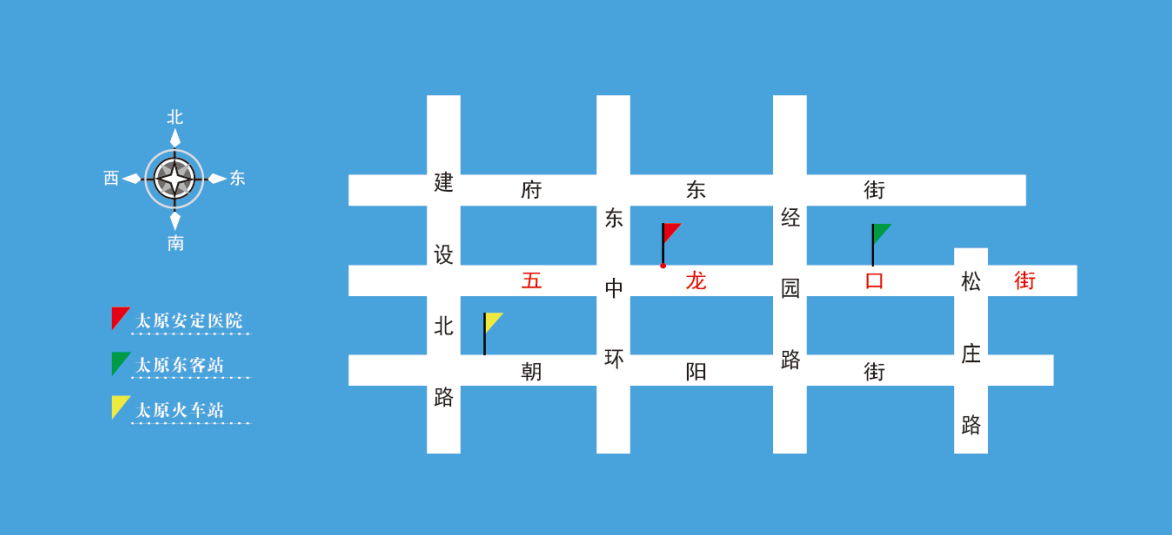 医院位置示意图
